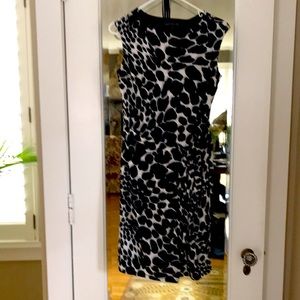 Black and white women’s dress